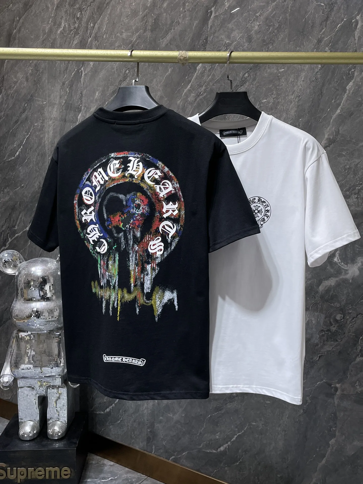 8936# Chrome Hearts 26ss g g ❤️ 1 1 ：White，Black Sizes：S、M、L、XL